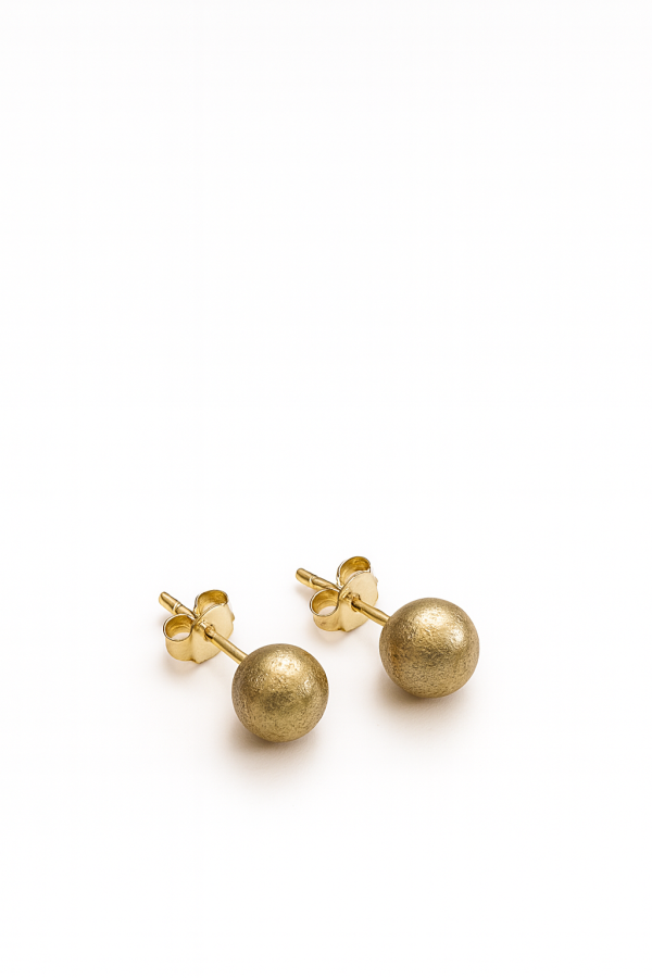 Cubo Mini 14 Ayar Altın Küp Minimal Küpe